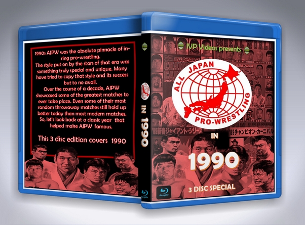 Best of AJPW 1990 (3 Disc Blu-Ray with Cover Art)