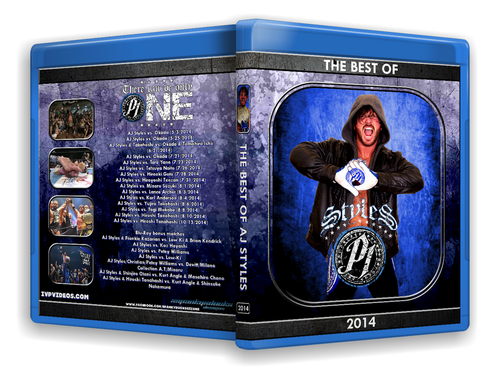 Best of AJ Styles in 2014 (Blu-Ray with Cover Art)