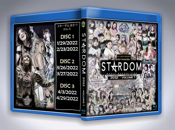 Stardom in 2022 V.1 (3 Disc Blu-Ray with Cover Art)