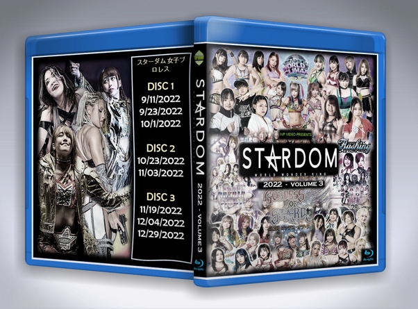 Stardom in 2022 V.3 (3 Disc Blu-Ray with Cover Art)