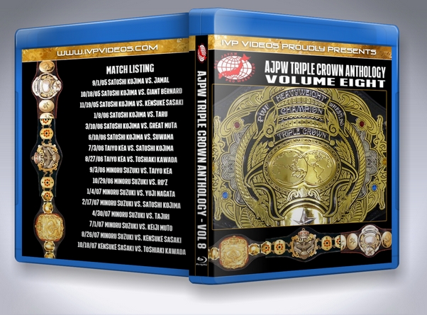 History of AJPW Triple Crown Title V.8 (Blu-Ray with Cover Art)