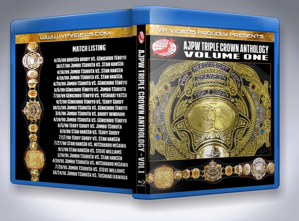 History of AJPW Triple Crown Title V.1 (Blu-Ray with Cover Art)