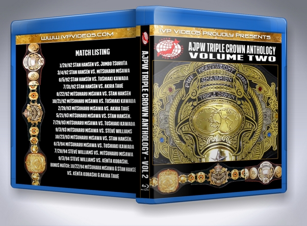 History of AJPW Triple Crown Title V.2 (Blu-Ray with Cover Art)