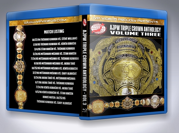 History of AJPW Triple Crown Title V.3 (Blu-Ray with Cover Art)