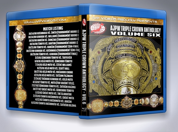 History of AJPW Triple Crown Title V.6 (Blu-Ray with Cover Art)