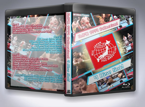 AJPW in 1994 Complete Collection (4 Disc Blu-Ray with Cover Art)