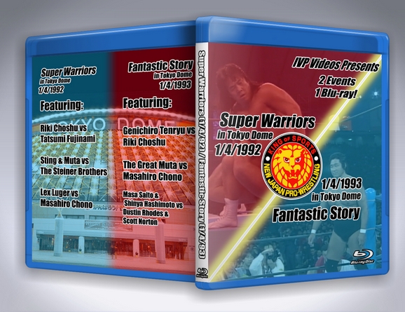 NJPW Tokyo Dome 1992 & 1993 (Blu-Ray with Cover Art)
