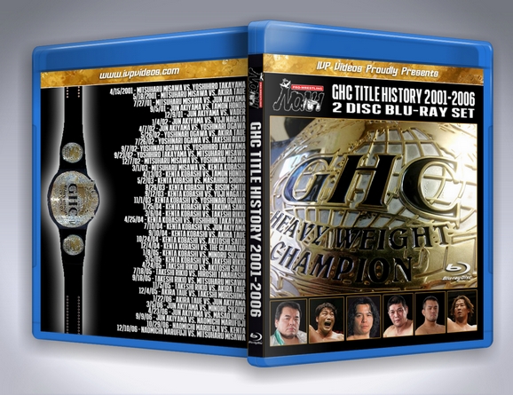 NOAH GHC Title History (2 Blu-Ray with Cover Art)