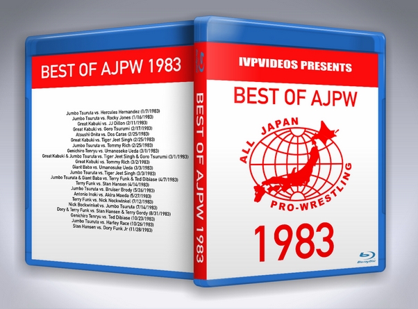 Best of AJPW in 1983 (Blu-Ray Disc With Cover Art)