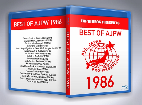 Best of AJPW in 1986 (Blu-Ray Disc With Cover Art)