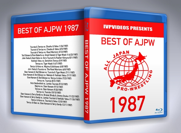 Best of AJPW in 1987 (Blu-Ray Disc With Cover Art)