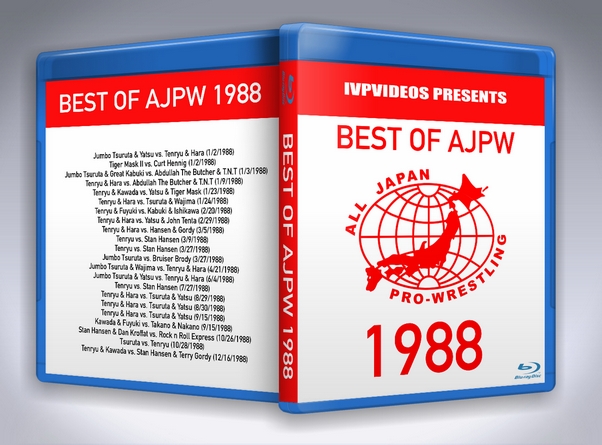 Best of AJPW in 1988 (Blu-Ray Disc With Cover Art)