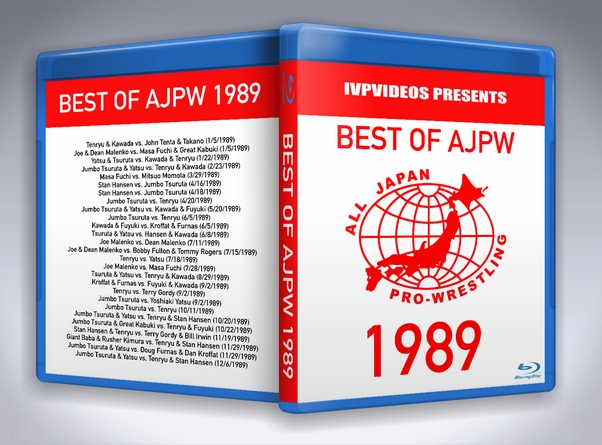 Best of AJPW in 1989 (Blu-Ray Disc With Cover Art)