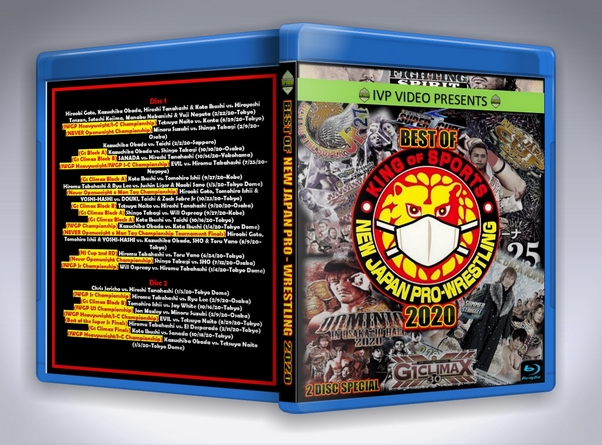 Best of NJPW in 2020 (2 Discs With Cover Art)