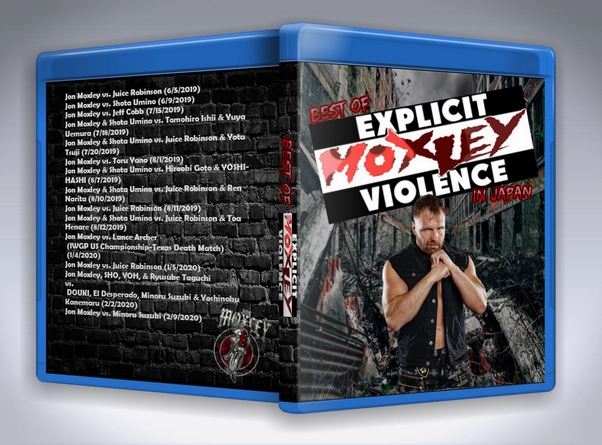 Best of Jon Moxley in NJPW (Blu-Ray With Cover Art)