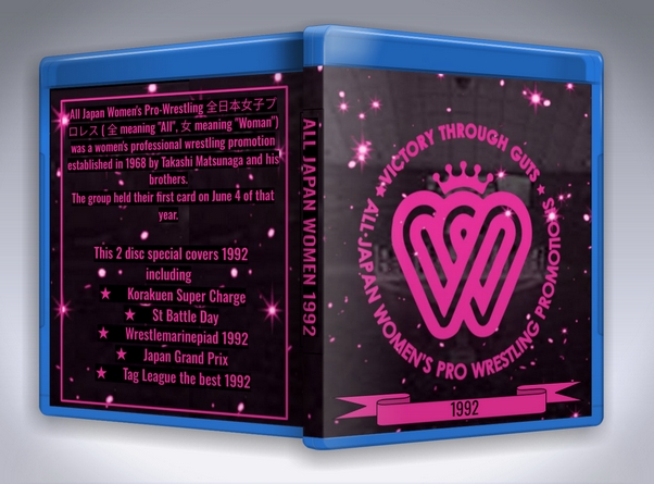 AJW 1992 (2 Disc Blu-Ray With Cover Art)