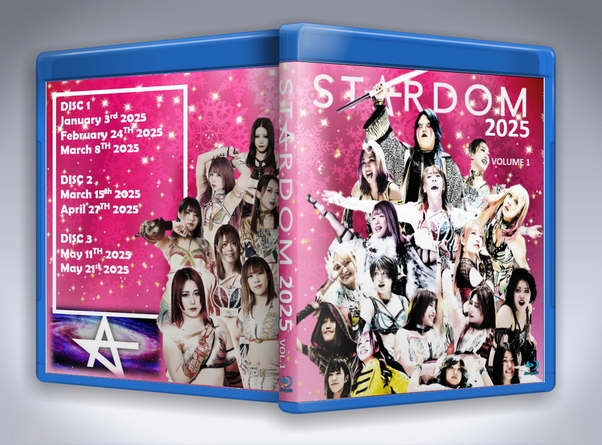 Stardom in 2025 V.1 (3 Disc Blu-Ray With Cover Art)