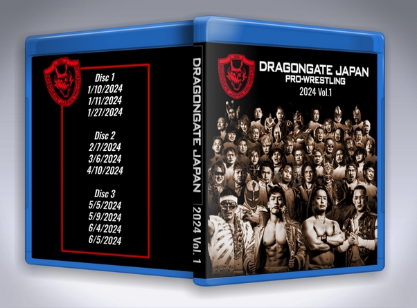 Dragon Gate in 2024 V.1 (3 Discs Blu-Ray With Cover Art)