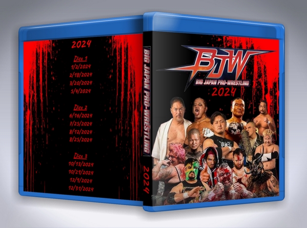BJPW in 2024 (3 Disc Blu-Ray With Cover Art)