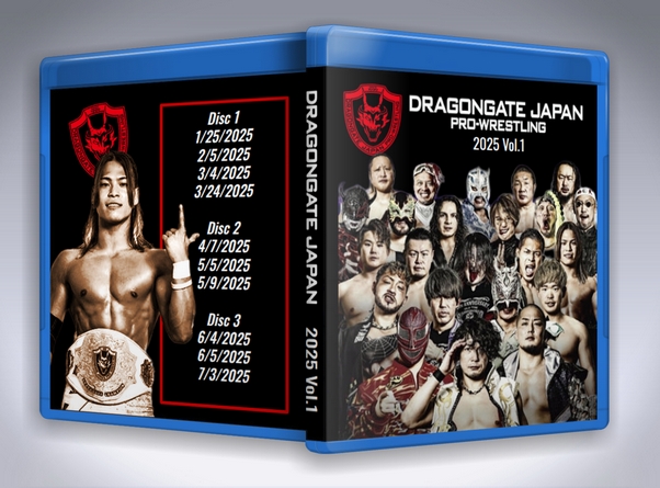 Dragon Gate in 2025 V.1 (3 Disc Blu-Ray With Cover Art)