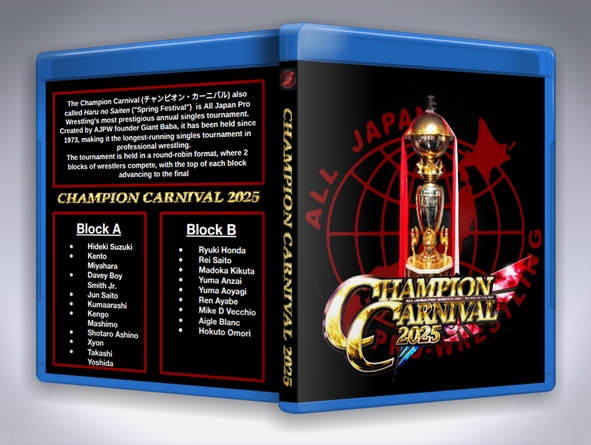 AJPW Champions Carnival 2025 (3 Disc Set With Cover Art)