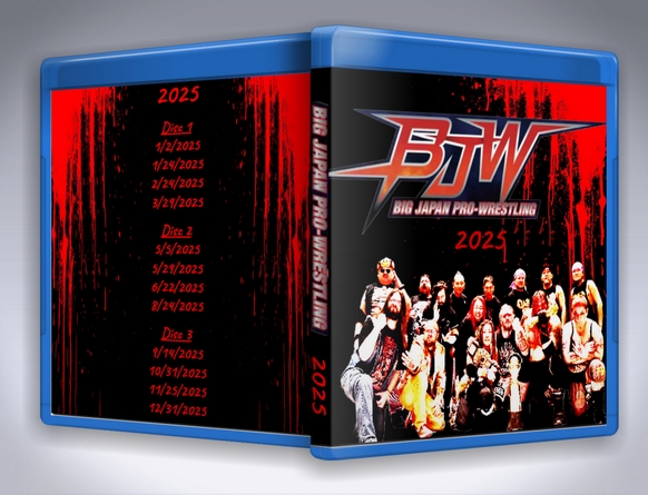 BJPW in 2025 (3 Disc Blu-Ray With Cover Art)