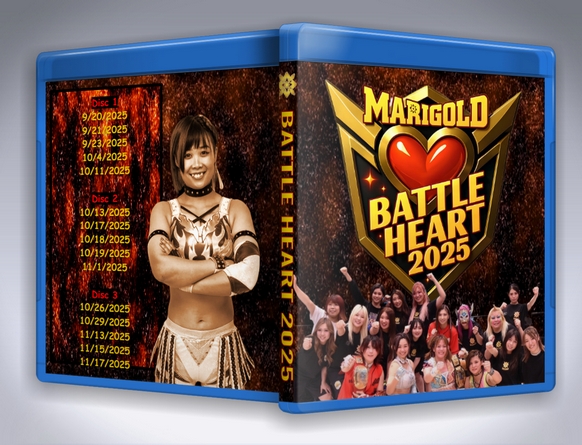 Marigold Battle Heart 2025 (3 Discs Blu-Ray With Cover Art)