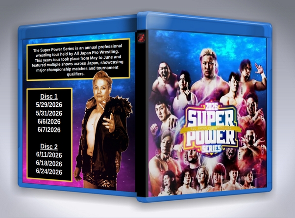 AJPW Super Power Series 2026 (2 Disc Blu-Ray With Cover Art)