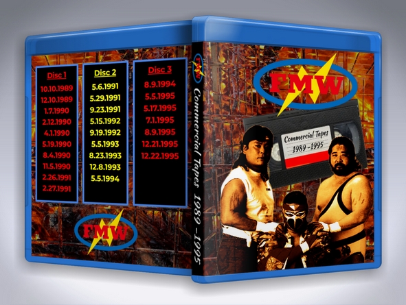 FMW Commercial Tapes 1989-1995 (3 Disc Blu-Ray with Cover Art)