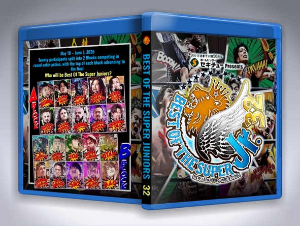 NJPW Best of Super Jrs 2025 (3 Disc Blu-Ray With Cover Art)